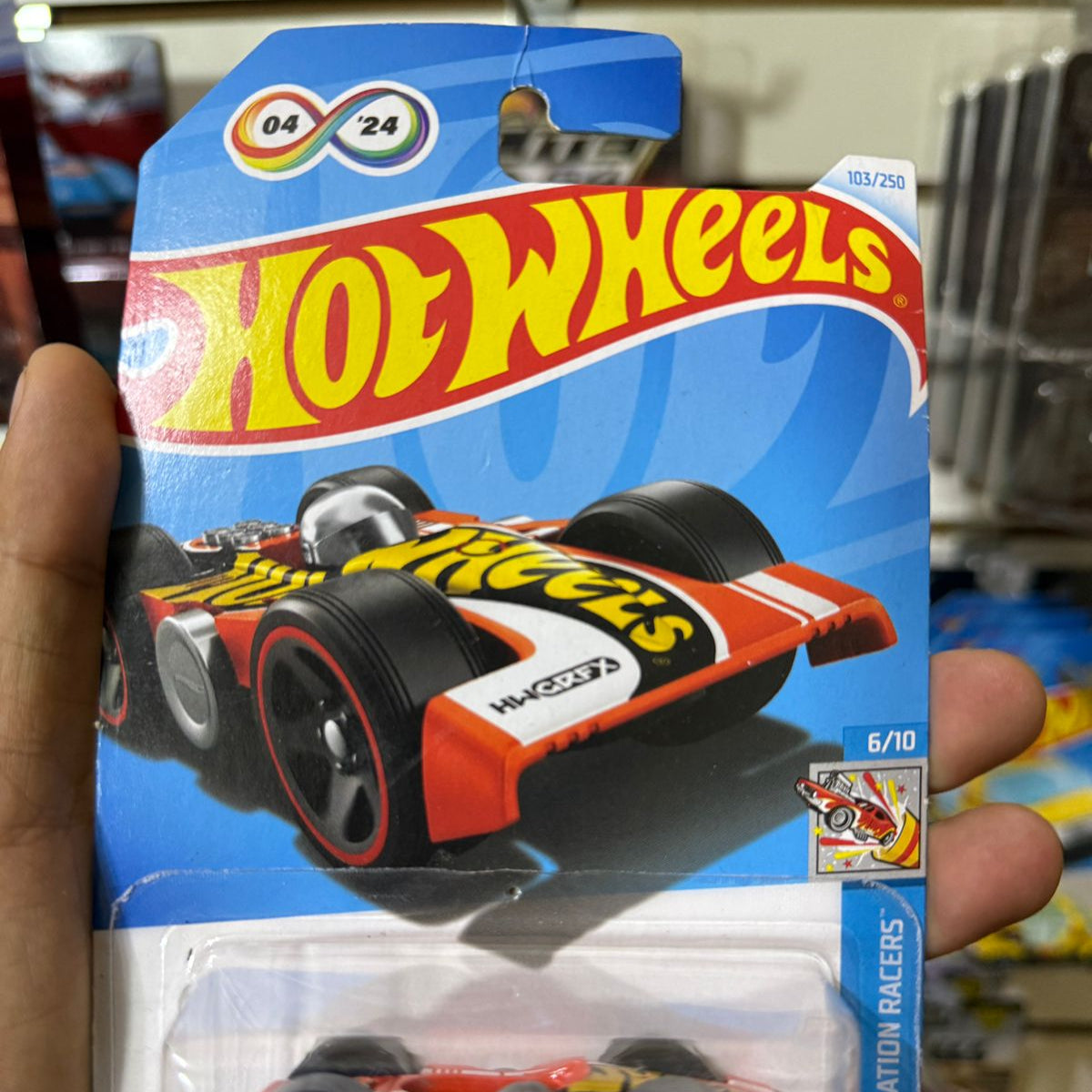HW Básico Flippin Fast - Tarjeta dañada