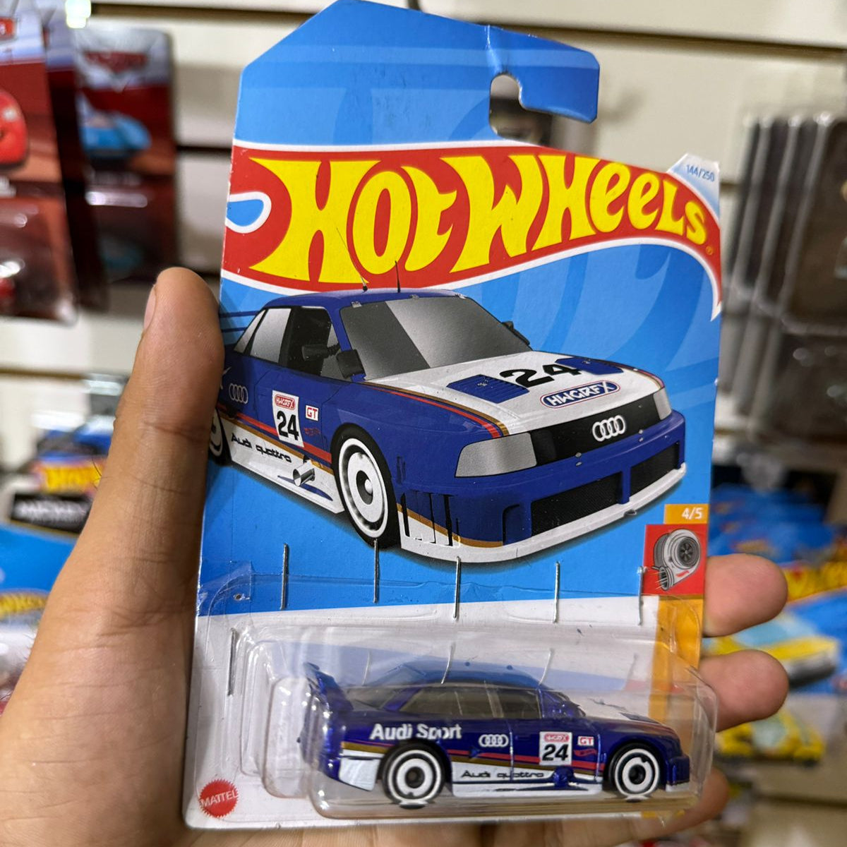 HW Básico Audi 90 Quattro - Tarjeta dañada