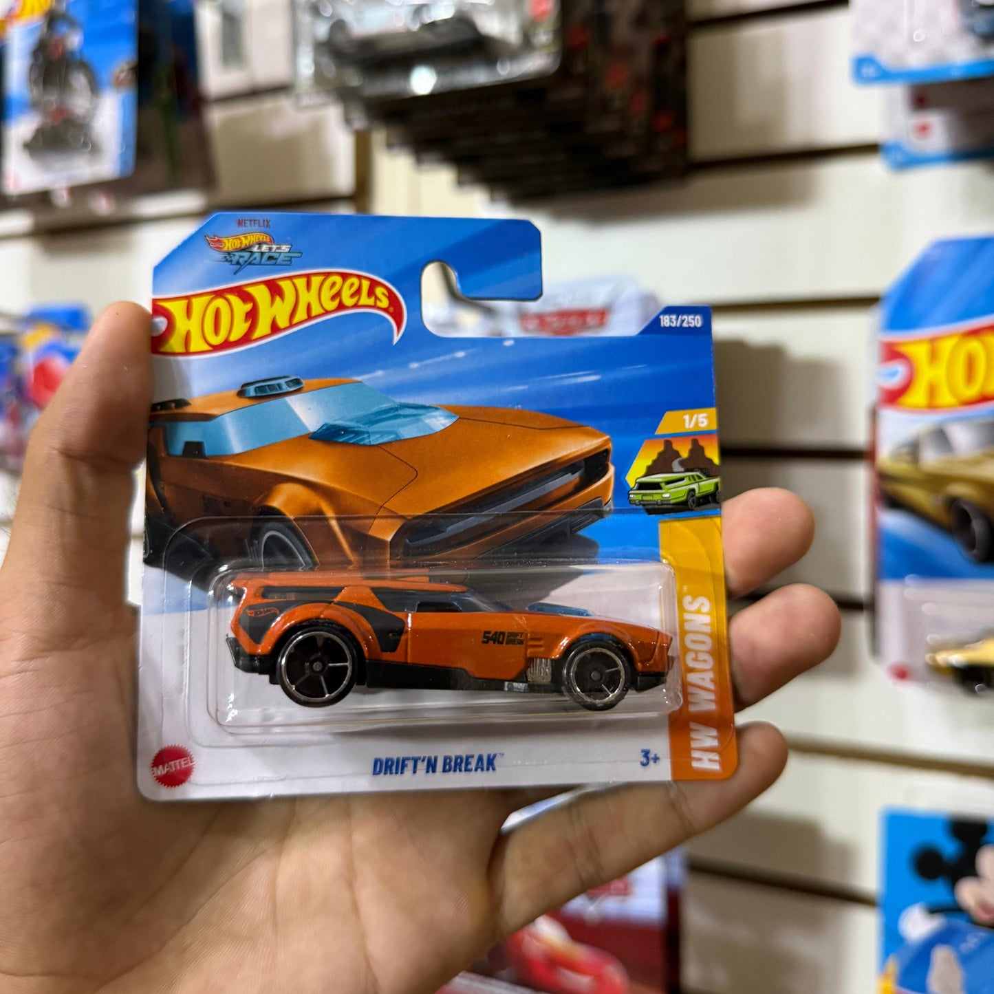 HW Básico Drift'n Break - Tarjeta Europea