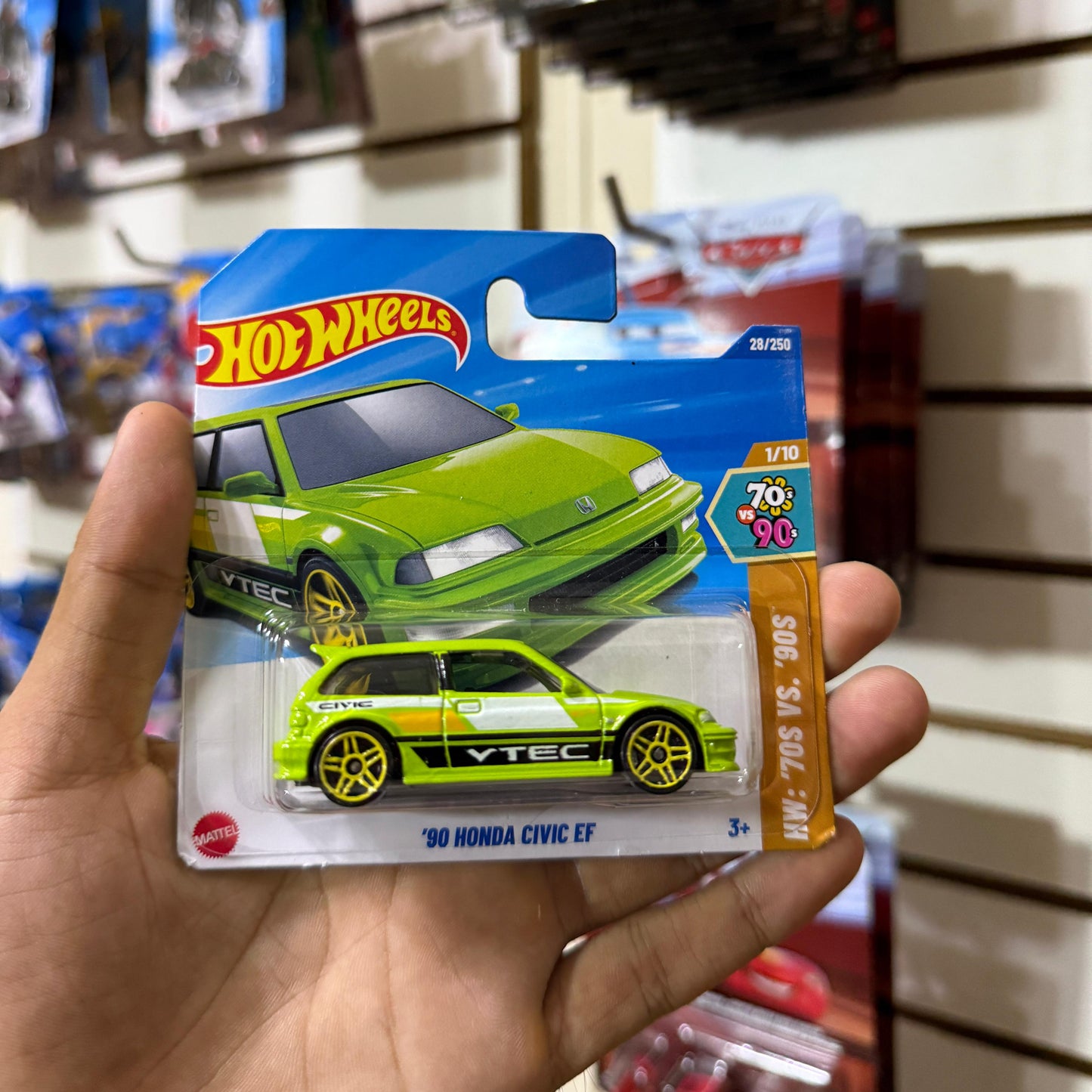 HW Básico 90' Honda Civic ef - Tarjeta Europea