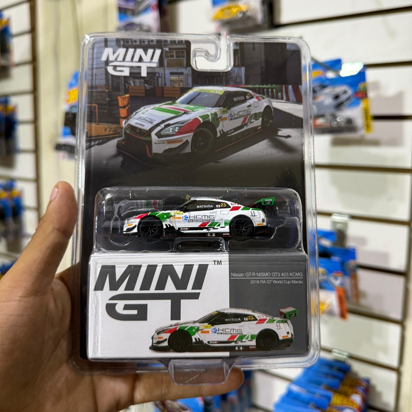 Mini GT 1:64 Nissan GT-R NISMO GT3 #23 KCMG 2018 Fia GT Maca