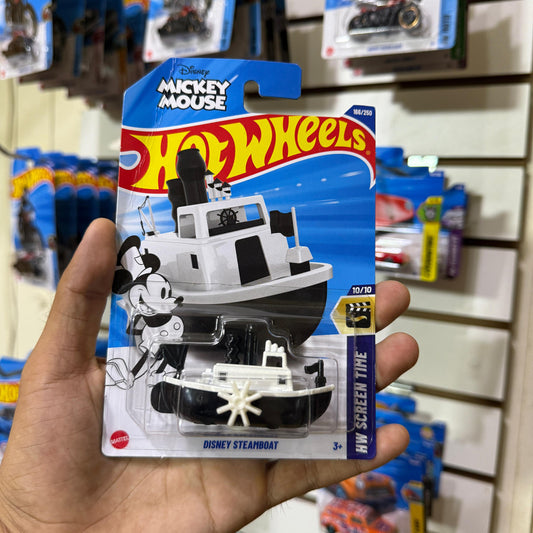 HW Básico Disney SteamBoat Mickey Mouse - Tarjeta Dañada