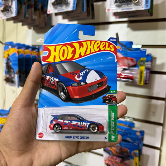 HW Básico Honda Civic Custom - Tarjeta Dañada