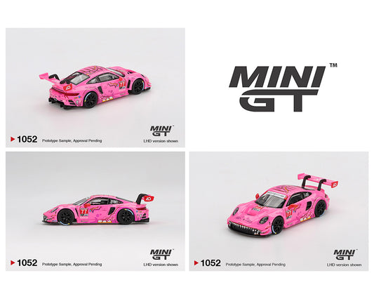 Pre-Orden Mini GT 1:64 Porsche 911 GT3 R #77 AO Racing 2024 IMSA ROAD AMERICA