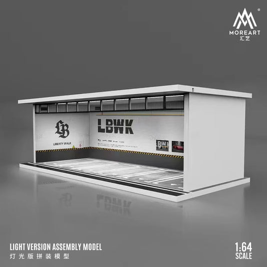 Diorama Liberty Walk Para 6 Autos 1:64 Moreart