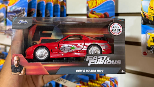 Jada 1:32 Mazda Rx-7 Rápidos y Furiosos