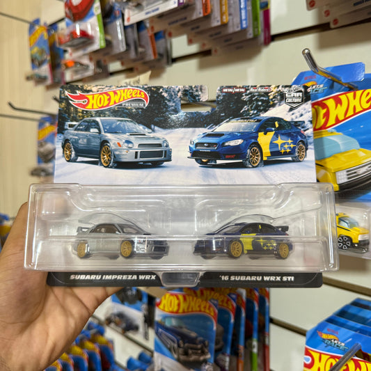 HW Premium Duo Pack Subaru Impreza Wrx & 16' Subaru Wrx Sti