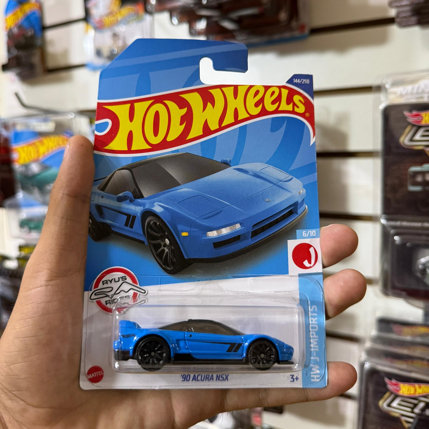 HW Básico 90' Acura Nsx Azul