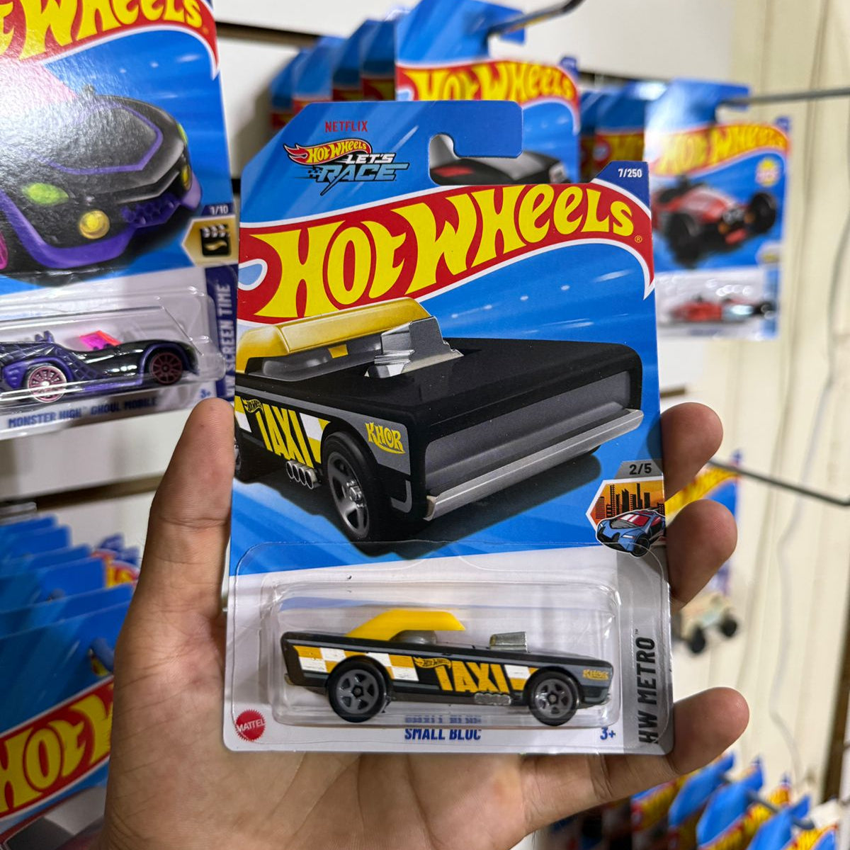 HW Básico Small Block Taxi - Negro