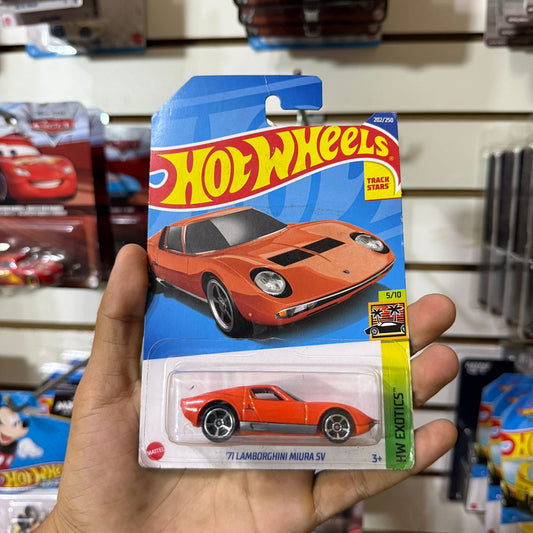 HW Básico 71' Lamborguini Miura Sv - Tarjeta dañada