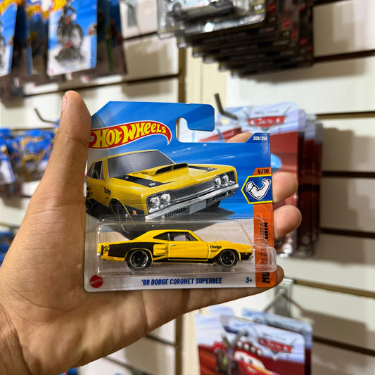 HW Básico 69' Dodge Coronet Superbee - Tarjeta Europea