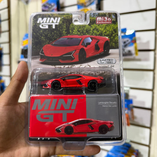 Mini GT 1:64 Lamborghini Revuelto Arancio Dac  Lucido RD