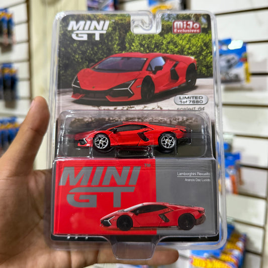 (Chase) Mini GT 1:64 Lamborghini Revuelto Arancio Dac  Lucido RD