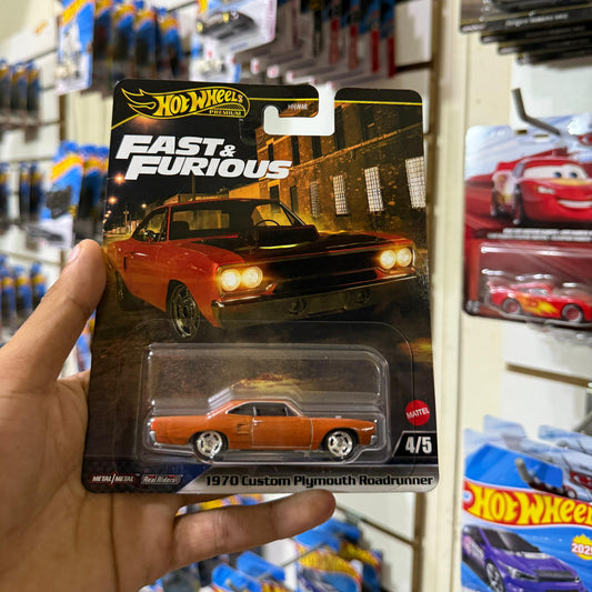 HW Premium 1970 Custom Plymouth Roadrunner Rápidos y Furiosos